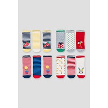 Defne Baby 12 Çift Pamuklu Kız Çocuk ve Bebek Soket Çorap