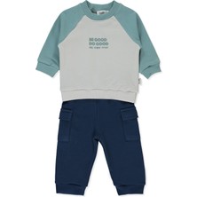Bebetto Üç Ip Sweat 2li Takım (Self Enjoy) Indigo