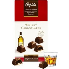Cupido Whisky Chocolates Viskili Dolgulu Viski Likörlü Sütlü Ithal Pralin Çikolata 150 gr