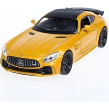 Welly 1:34 Mercedes Amg Gt-R Diecast Ölçek -Sarı