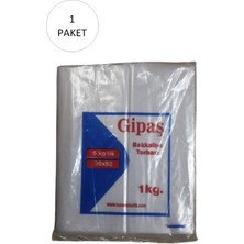 Bakkaliye Naylon Torba 5'kg Lık 30X52 cm 1 Paket (Takriben 110 Adet)