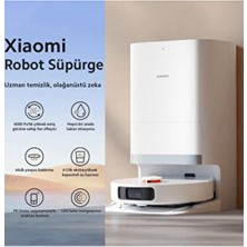 Xiaomi Yeni Robot Vacuum Çöp Istasyonlu Kendini Temizleyen Akıllı Robot Süpürge - 6000PA Yüksek Emiş