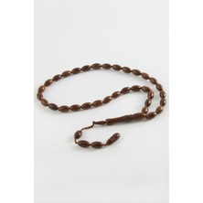 Zero Drnds Arpa Kesim Kınalı Kuka Tesbih 6X11 Mm-Kahverengi