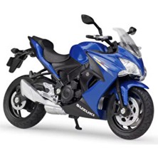 Oyuncak Bayim Welly 2017 Suzuki GSX-S1000F 1:18 Diecast Motosiklet Model – Lisanslı Metal Maket Oyuncak & Biblo