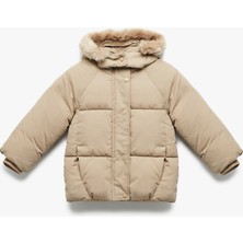 Koton Kapşonlu Uzun Kollu Kapitone Şişme Mont