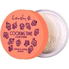 Lovely Cooking Time Pudra Kolejenli Sarı Alt Tonlu Şeffaf Pudra