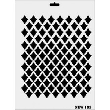 MGN Rich New Seri N-193 Stencil 35X25 cm