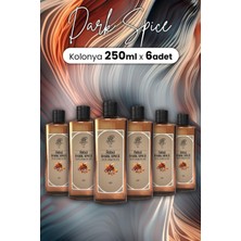 Rebul Dark Spice Kolonya Cam Şişe 250 ml x 6 Adet