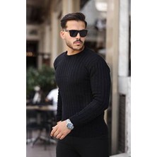 WE AND ME Erkek Slim Fit Dar Kesim Triko Kazak