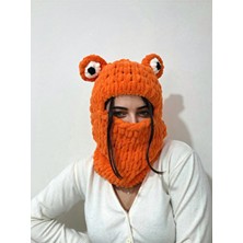 Yosun İşletme Yetişkin/bebek/çocuk Ayı Kurbağa Kulaklı Puffy Bere Şapka Kayak Snowboard Kar Maske Balaklava