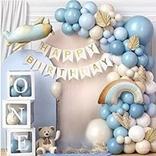 Düvenci Ticaret One Kutulu Uçak Folyolu Balon Zincir Set