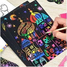 Art Tone Scratch Note Sihirli Defter Düz A5 + Kazı Tahtası