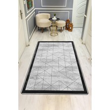 Dolce Mariee Modern Desenli Dijital Baskı Kaymaz Taban Halı H0291