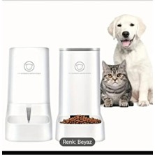 Taka Ticaret 2 Li Kedi Köpek Mama Kabı Seti Yarı Otomatik