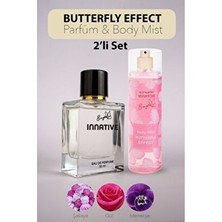 Innative Butterfly Effect Kadın Parfüm ve Body Mist İkili Set 50&200ML Aromatik Koku