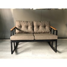 2'li Sallanan Sandalye Tv Koltuğu Kafe-Balkon-Mutfak-Berjer-Ofis Sallanır Çiftli Koltuk