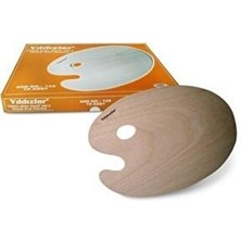  kod:145 resim paleti oval ahşap no:2