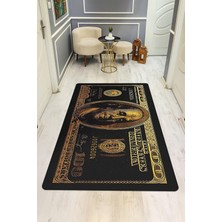 Dolce Mariee Modern Dolar Desen Dijital Baskı Kaymaz Taban Halı H0170