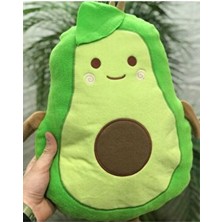 Bio Cotton Avokado Sevimli Hediyelik Yastık Yumuşak Malzeme ile Renkli ve Eğlenceli Tasarım