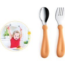 Paslanmaz Çelik Çatal Kaşık Seti 522 Somon