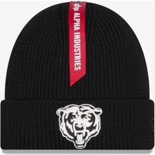 Alpha Industries x New Era Chicago Bears Short Cuff Unisex Siyah Bere.-
