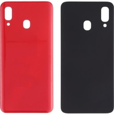 Yedcom Samsung A20 Kırmızı Uyumlu Arka Kapak Batarya Kapağı Pil Kapağı