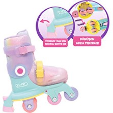 Rookie Ayarlanabilir Dönüşen Tekerlekli 2 In 1 Twisty Paten - Pembe