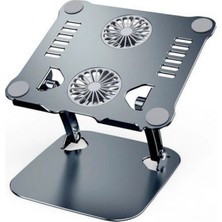 Sylar Daytona ST-801DG  360° Döner Iki Fanlı Notebook Stand,füme