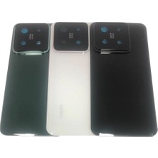Yedcom Xiaomi Mi 14 Siyah Kamera Camlı Lensli Arka Kapak Batarya Kapağı Pil Kapağı