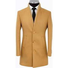 Plus Scorpion Erkek Uzun Kaşe Kaban – Italyan Kesim Slim Fit Şık Model