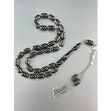 Usta Işi 1000 Ayar Gümüş Işlemeli Erzurum Oltu Tesbih