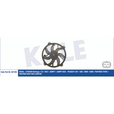Kale Mtxdpn Fan Motoru [ Citroen C4 , C4 Picasso , C4 Ii , Berlingo Iii , Ds4 , Ds5 , Peugeot 307 Ym , 308 , 3008 , 5008 , Partner Tepe , Rcz 1.6hdi ]