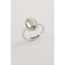 Oval Metal Yüzük
