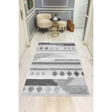 Dolce Mariee Modern Desenli Dijital Baskı Kaymaz Taban Halı H1115
