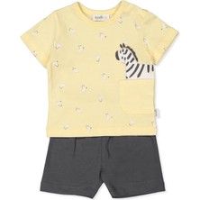 Bebetto Süprem Şort 2li Takım (Walkıng Zebras) Sarı