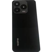 Yedcom Realme C63 Siyah Arka Kapak Batarya Kapağı Pil Kapağı