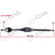 GVA Mtxdpn Komple Aks Sağ Milli Doblo 1.6 Mjt At/mt 10- 965.5MM