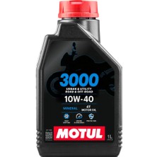 Akgüneş Motogaraj Motul 3000 4t Motor Yağı – 20W50 / 10W40 (Modeline Göre) – Yarı Sentetik Yüksek Koruma
