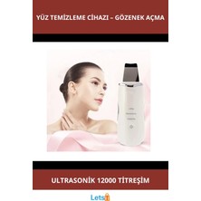 Letsii Ultrasonik Yüz Temizleme Cihazı Derin Temizleme ve Nemlendirme