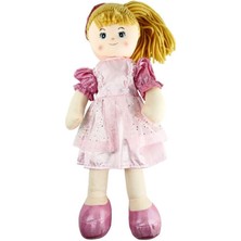 AY950C Parlak Elbiseli Bez Bebek 50 cm -Vardem