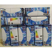 10 Adet Ack 7W LED Mum Buji Ampul 6500K AA09-00713