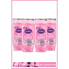 Duru 4X400 ml Nem Bombası Tüm Saçlar İçin Şampuan Parlaklık Verici Nemlendirici Özellik