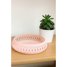 Alpin Dekoratif Örgü Desenli Saklama & Düzenleme Sepeti - Organik