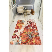 Dolce Mariee Modern Desenli Dijital Baskı Kaymaz Taban Halı H1083