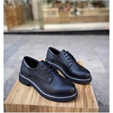 Gloriys Ayakkabı & Çanta Gloriys Kadın Oxford Ayakkabı Siyah Suni Deri Günlük Kullanım İçin Ortopedik Tabanlı