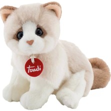 Kitty Peluş Beyaz Bej Kedi 20 cm