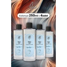 Rebul Ice Kolonya Cam Şişe 250 ml x 4 Adet