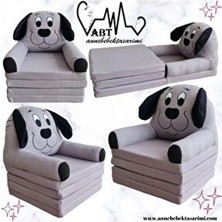  katlanabilir bebek çocuk koltuğu portatif yatak puf minder tay tüyü köpek figürlü