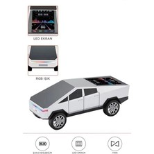 Eco Port D68 Cyber Model Araba Tasarımlı Bluetooth Hoparlör 15W Güçlü Ses Rgb LED /tws/usb Beyaz