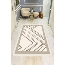 Dolce Mariee Modern Desenli Dijital Baskı Kaymaz Taban Halı H1093